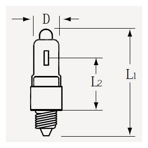 Amazon | ウシオ 10個セット ミニハロゲンランプ 12V 75W EZ10口金