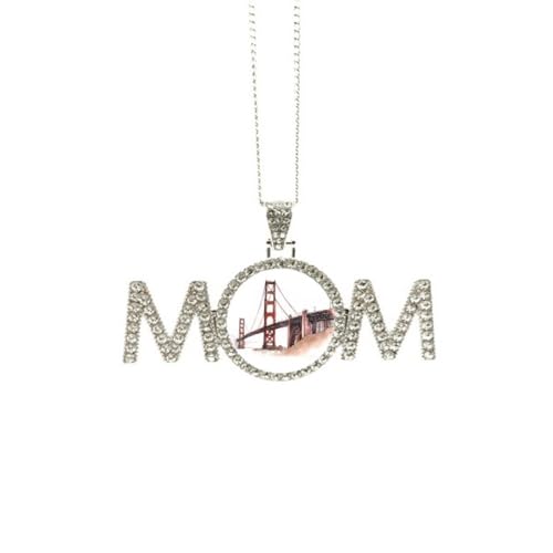 Collier Golden Gate Bridge d'exception, bijou de créateur pour anniversaire et fête des mères