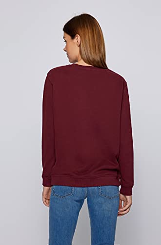 BOSS C_ esety Maglia di Tuta, Dark Red602, S Donna...