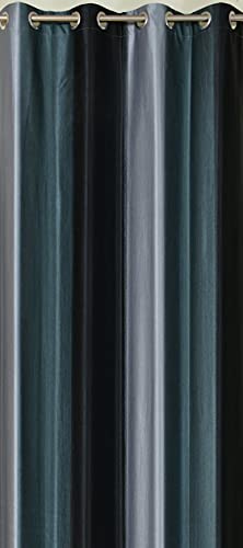 Image of HOME UTSAV 2 Piece Plain Shade Curtains for Window 5 Feet, Black (Black, 5 Feet (2Pc))