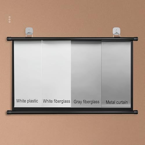 Pantalla manual para proyector 60" 4:3 16:9 DUHTFCY miniatura 2