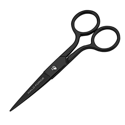 HALO FORGE Sewing Scissors Set: Titanium Forged Stainless Steel Sharp Pointed Tip Precision Cutting Small Black Shears - Image 2