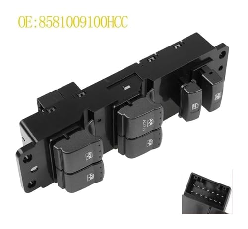 Lève-vitre interrupteur de commande avant gauche Kyron 8581009100HCC - 5