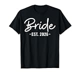 Photo Gallery bride est. 2026 future wife bride to be bachelorette wedding maglietta Photo Gallery bride est. 2026 future wife bride to be bachelorette wedding maglietta
