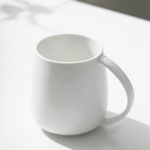 Taza de Cerámica Blanca con Asa 380ml Capacidad Grande miniatura 2