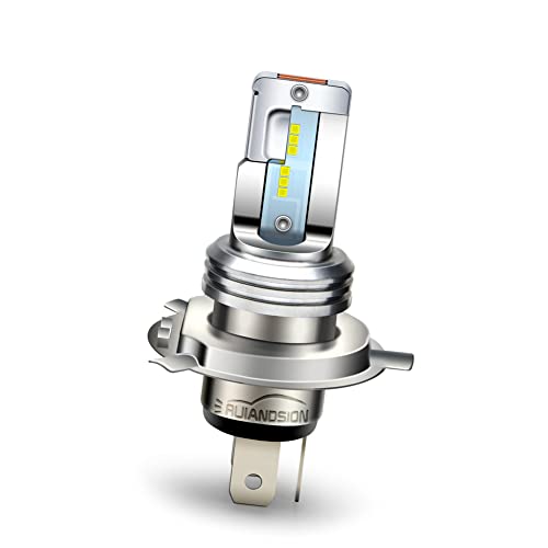 Ruiandsion P43T Motorcycle light Bulb White 6V 12V DC 6-24V Hi/Lo Beam Bulb Replacement for Motorbike lamp, Non-polarity…