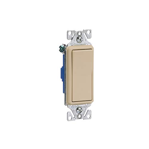 Image of Eaton 7501LA 15-Amp 120-Volt Single-Pole Decorator, Light Almond