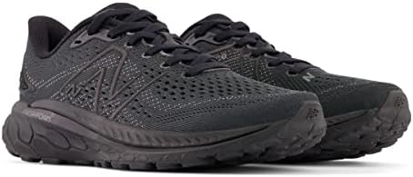 New Balance Womens Fresh Foam X 860 V13 Running Shoe, Black/Lead, 9.5 | Image 1