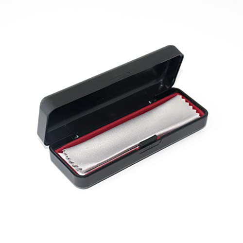 image for CB SKY Harmonica (Silver) Key of C 10 Holes 20 Tones with Storage Case