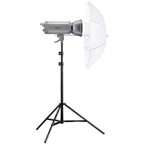 Walimex Pro VC-500 Excellence Einsteiger Studio-Set (Studioblitz 500Ws, Lampenstativ, Durchlichtschirm) Cover