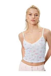 Koton Blumen Tanktop mit Spitze