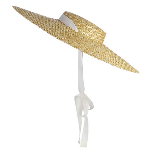 Jelord-Women-Vintage-Boater-Straw-Hat-Wide-Brim-Flat-Top-Floppy-Derby-Straw-Hat-Beach-Sun-Hats-with-Chin-Strap-Brim