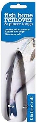 Kitchen Craft Stainless Steel Fish Bone Remover Tweezers Tongs