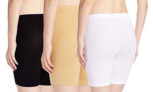 Image of ICEDIVE Women's High Coverage Super Combed Cotton Elastane Stretch Mid Waist Shorties