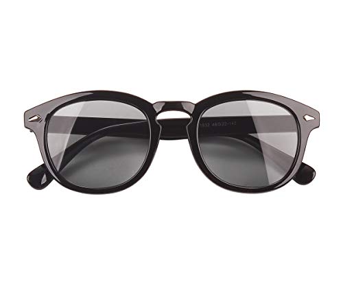 Image of Bestum Retro Inspired Sunglasses With Rivets Tinted Lens UV400