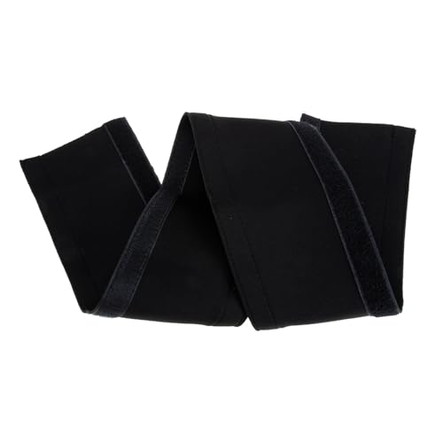Funda flexible para gestión de cables para computadora y TV, organizador portátil negro para cables, envoltura y ocultador de cables para hogar y oficina, almacenamiento de cables bajo el escritorio miniatura 1