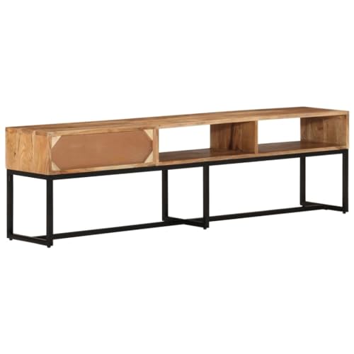 Générique Meuble TV 160x30x45 cm Bois d'acacia Massif,Meubles,Meubles TV,Brun,24.52 KG,337991 – Image 5