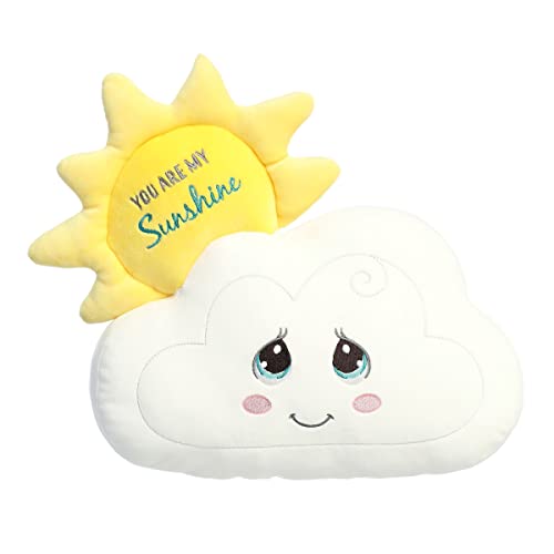 Image of Aurora® Adorable Precious Moments™ You are My Sunshine Stuffed Animal - Heartwarming Toy for Comforting Children - for Sentimental Gifts, Birthdays, and Adults - White 12 Inches