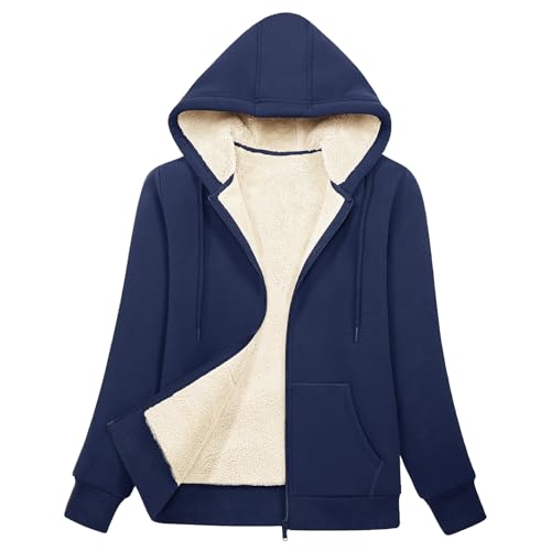 Veste thermique légère pour femme avec 2 poches zippées et Sherpa