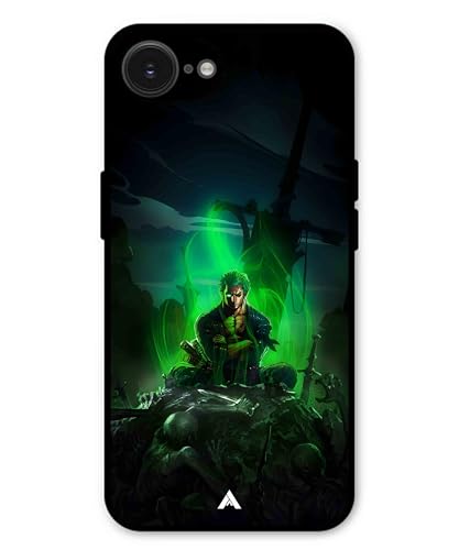 Image of Premium Anime 1 Case for iPhone 16e (Glossy Finish) Soft-Touch Metal TPU Back Cover, Shockproof, Designer, Aesthetic Mobile Phone Case