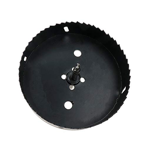 Image of Hole Saw 5 1 /2 inch /140mm Dia Hole Cutter Drill Bit for Drilling Holes in Wood, Plastic, Drywall, Thin Metal