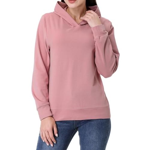 MOERDENG Women’s Lightweight Sport Hoodies Hooded Sweatshirts 2024 Fall Long Sleeve Shirts