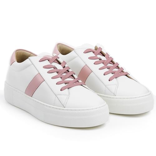 Women's Casual Sneakers,Leather Platform Sneakers for Women Fashion