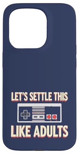 Let's Settle This Like ��l�p �Q�[�}�[ �R���\�[�� ���g���Q�[�� �X�}�z�P�[�X iPhone 15 Pro �p