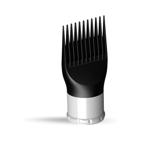 LURA Blow Dryer Comb Attachment,Blow Dryer Attachment for Hair Dryer Nozzles from 1.7 to 2.1,Hair Dryer Comb Attachment for Black Hair,Hair Straightening Pic Attachment Cover