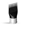 LURA Blow Dryer Comb Attachment for Black Hair,hair Dryer Attachment for HairDryer Concentrator Nozzle from 1.7 to 2.1,Detangling Blow Dryer Pik Attachment for Black Women