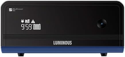 Luminous Zelio+ 1100 Pure Sine Wave Inverter for Home,Office & Shops | 900VA Inverter | Reliable Power Backup | Smart Display | Easy Installation | 36 Months Warranty