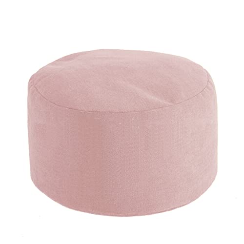 Highdi Funda de Puff sin Relleno Bolsa de Frijoles, Bean Bag Puf Protector de Sofás, Puff Cubierta Moderno para Adultos y Niños, para Sofá Perezoso Cubierta de Sillón (Rosado,45x25cm)