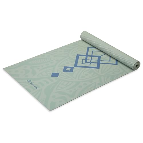 Image of Gaiam Print Yoga Mat, Non Slip Exercise & Fitness Mat for All Types of Yoga, Pilates & Floor Exercises
