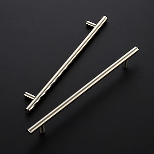 Image of Ravinte 18 Pack 11-3 /10 Inch Cabinet Handles Brushed Nickel Stainless Steel Cabinet Handles Kitchen Cupboard Pulls 8-13 /16 inch Hole Center