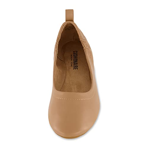 CUSHIONAIRE Women's Misty Comfort Flat with +Memory Foam, Wide Widths Available3