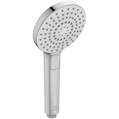 Ideal Standard – Idealrain Evo 3-Funktionshandbrause, mit Navigo Druckknopfumschaltung, Durchmesser: 110mm, Chrom Ideal Standard – Idealrain Evo 3-Funktionshandbrause, mit Navigo Druckknopfumschaltung, Durchmesser: 110mm, Chrom