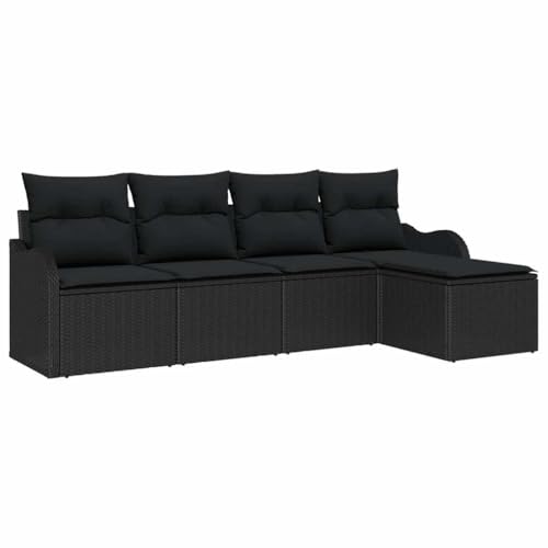 Ensemble canapé de jardin polyrotin haut de gamme et acier robuste