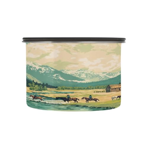 Envase Hermético de Acero Inoxidable para Café 500 ml