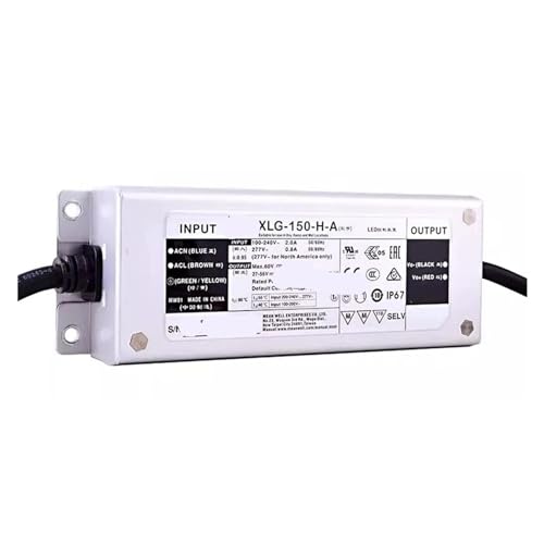 Alimentation LED Mean Well XLG-150-H-AB réglable IP67 150W - 5