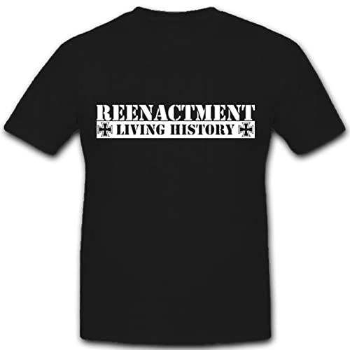 Reenactment 4410 US Army Living History T-shirt noir XXX-Large
