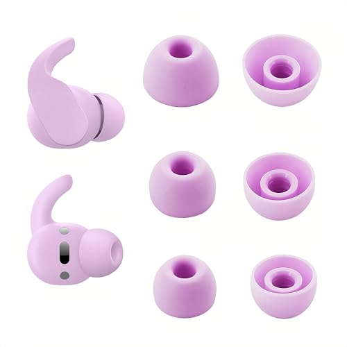 Ya en manzanajugosa.com: Adhiper Almohadillas de Repuesto para Beats Fit Pro, Studio Buds y Studio Buds+ – 3 Pares, Tamaños S/M/L, Puntas de Silicona Suave, Reducción de Ruido y Ajuste Cómodo y Seguro (Púrpura Carbón)