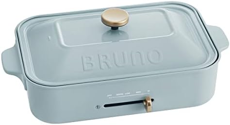 Amazon | BRUNO コンパクトホットプレート [ サックスブルー / 本体＆2 