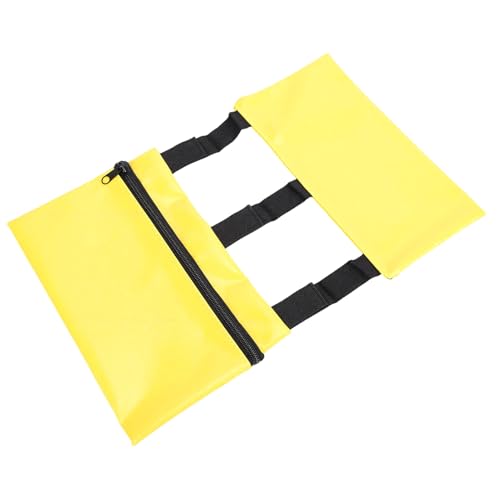 Cocoarm Sac de Poids pour égouts pour Camping-Car 600D Oxford, Sac de Poids pour Tuyau Septique, Portable, Jaune, 2 Tailles, Placement Stable du Tuyau, Rangement Compact, Remplissage Facile pour