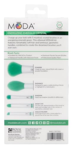 MŌDA® Mythical 5pc Energizing Emerald Crystal Kit, Green - Image 3