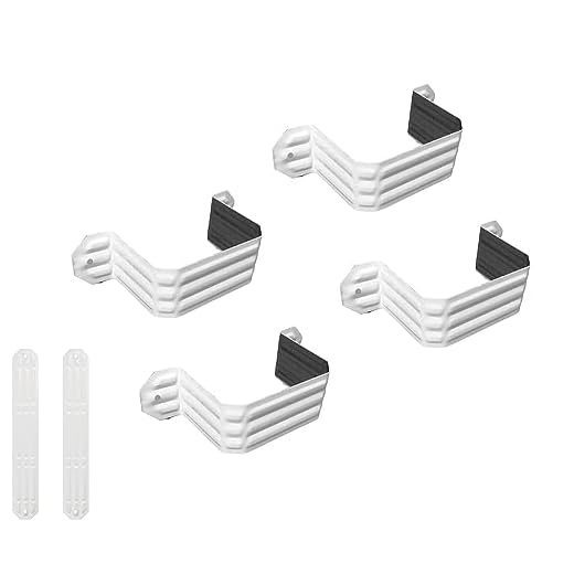 Gutter Downspout Offset 3x4, Leader Strap 3x4 Rain Gutter Downspout Extension Adapter (2x3-4 pcs)