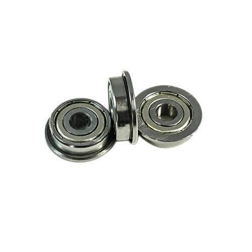 10pcs Flange Ball Bearing F608ZZ 8 x 22 x 7 mm Metric Flanged Bearings