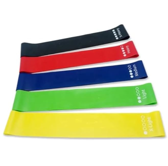 Resistance Bands, Exercise Bands, Workout Bands, Workout Set for Women, Resistance Bands for Working Out, Pilates and Yoga, Pilates Equipment, Yoga Equipment, Fitness Equipment