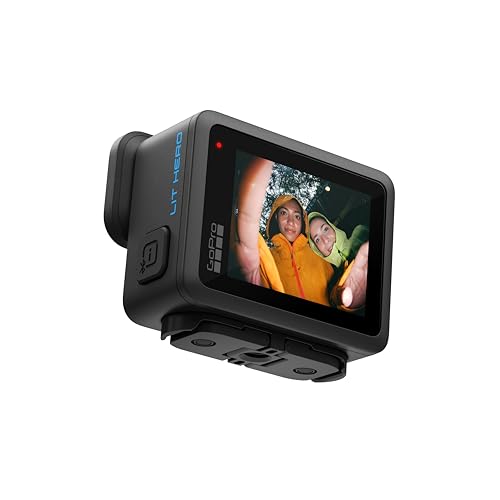 Image of GoPro LIT Hero - Lightweight, Compact, Waterproof Action Camera with Built-in Light, 4K60 Ultra HD Video, 12MP Photo, Touch Screen, HyperSmooth Stabilization