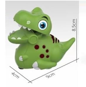 Ixora Press and Go Orange Vehicles Toy for 1, 2, 3 Year Old Boy & Girl | Baby and Toddlers Bath Toys | Press & Go Crawling Toys for Kids -Multicolor (Pack of 1) (Dinosaur). 1