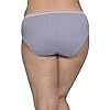 Fruit of the Loom womens Fit for Me Plus Size Underwear, Hi Cut - Cotton Assorted, 11 US